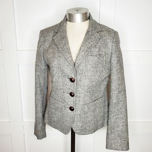 J. Crew x Robert Noble Scottish Wool Blazer Gray